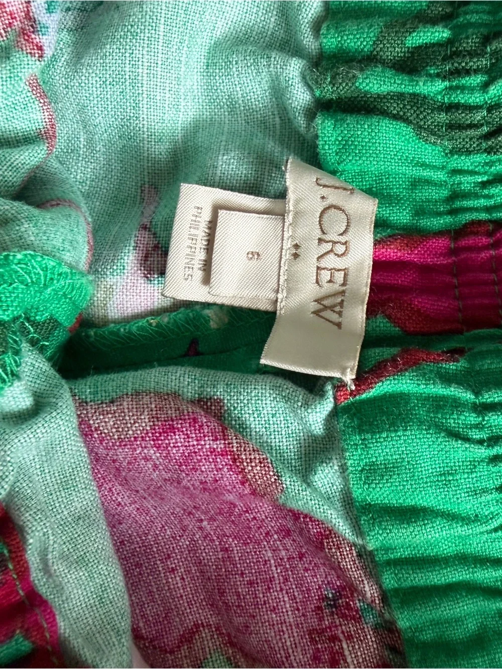 J. Crew green size